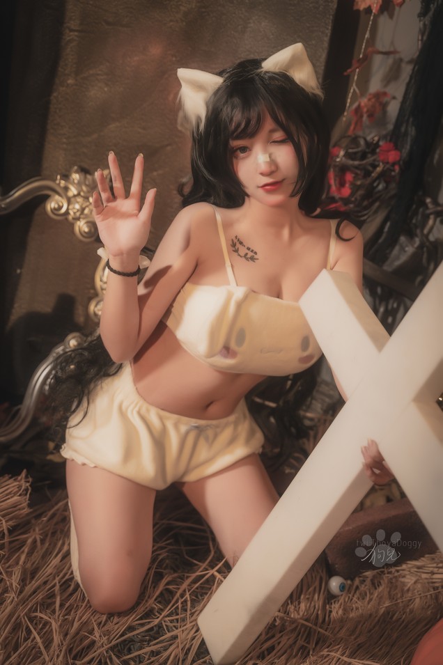 棕桠阿狗崽 - 玉桂狗睡衣 [18P-226MB]