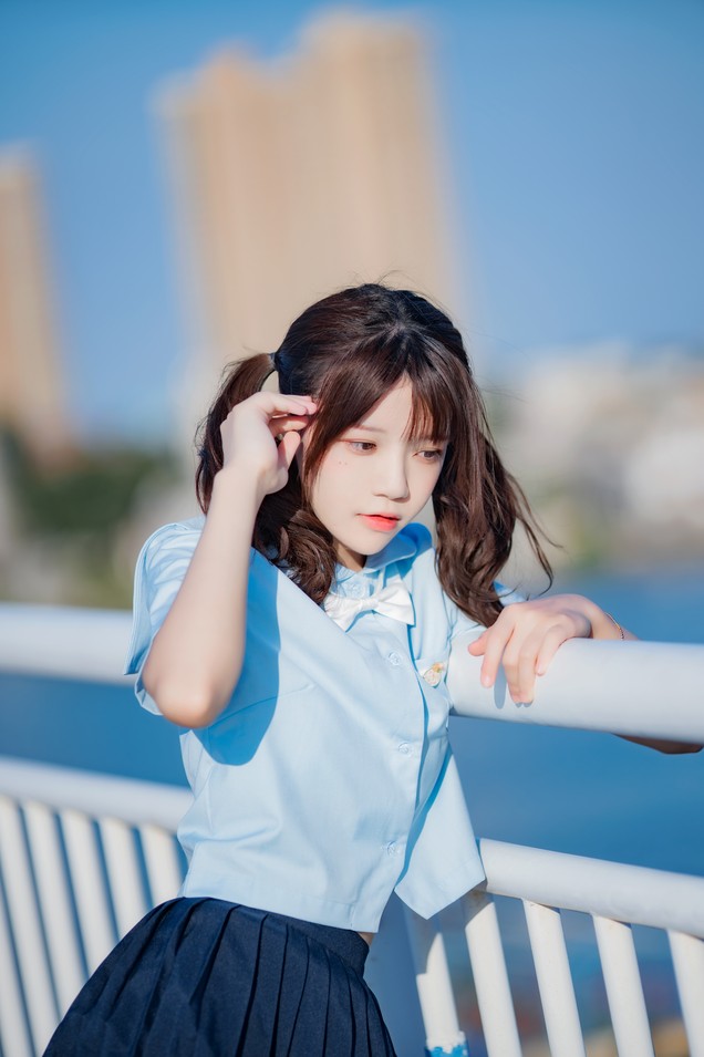 桜桃喵 - 蔚蓝 [33P-608MB]
