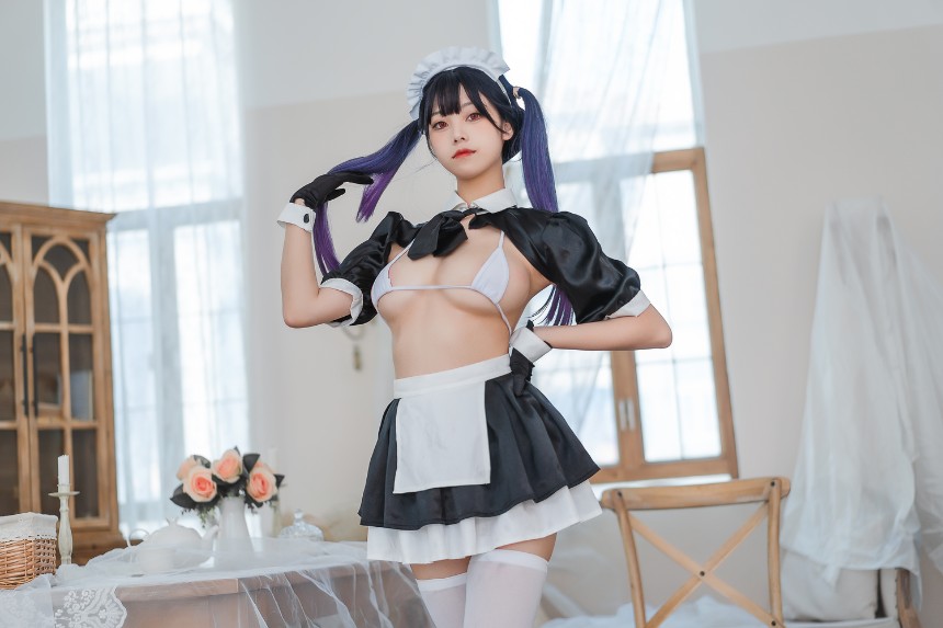 蜜汁猫裘 - 工作女仆 [50P3V-1.37GB]