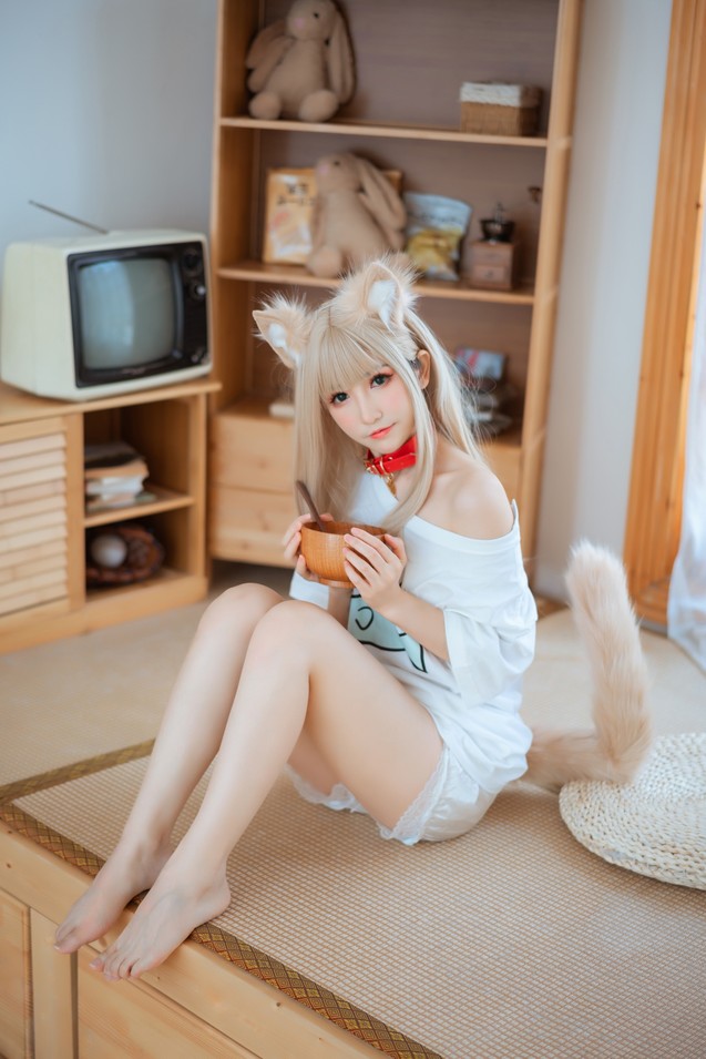 Coser衣衣 - 猫娘 黄豆粉+玛丽萝丝泳装 2套