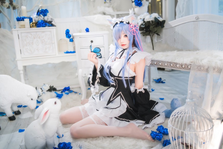 桜桃喵 - 长发蕾姆 01+02