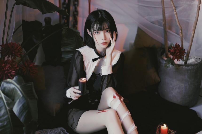 许岚LAN - 夏日运动服+修女创作 2 套