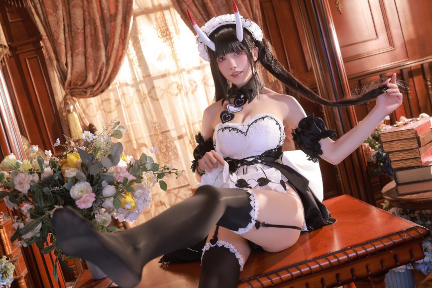 水淼aqua - 能代女仆 [61P-78MB]