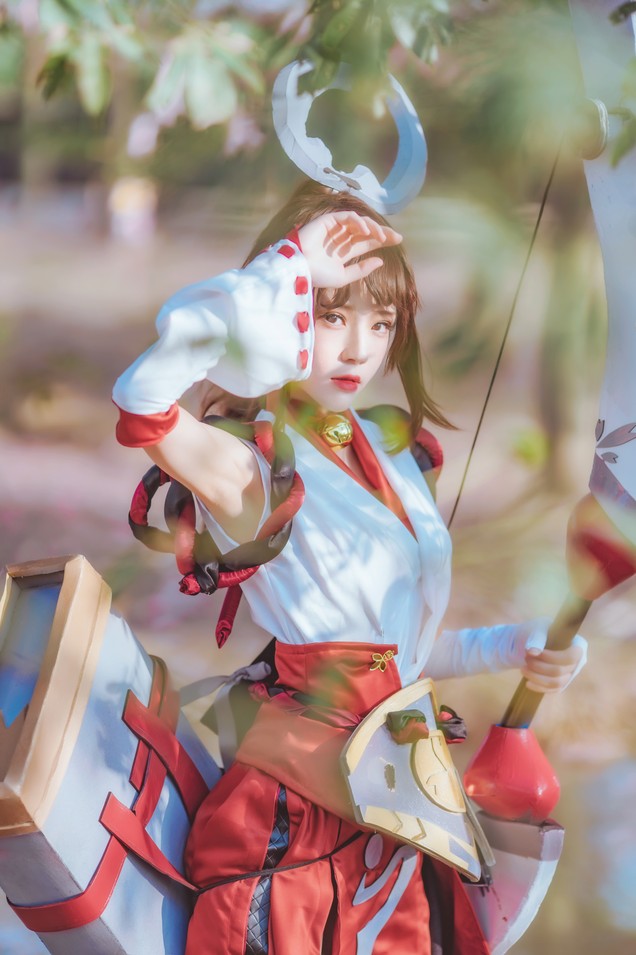 桜桃喵 - 花见巫女 [32P-638MB]