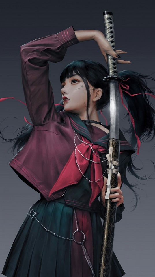 动漫武士刀剑战士战斗幻想壁纸集 第二期