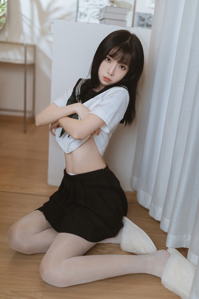 许岚LAN - 白丝水手服 [40P-608MB]