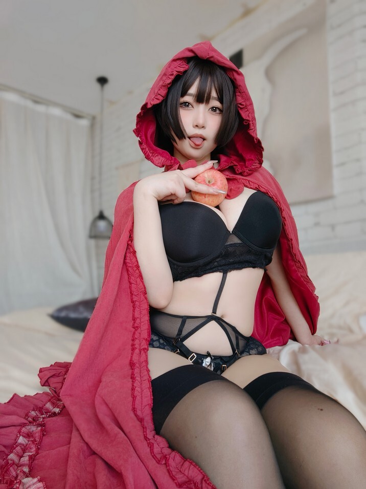 女主K - 小红帽和红苹果 [86P-366MB]