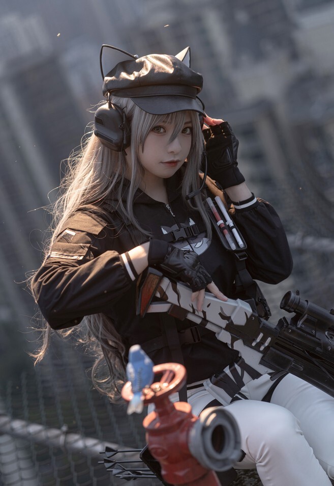 贤儿sherry - 明日方舟 天际线-黑 [13P-16MB]