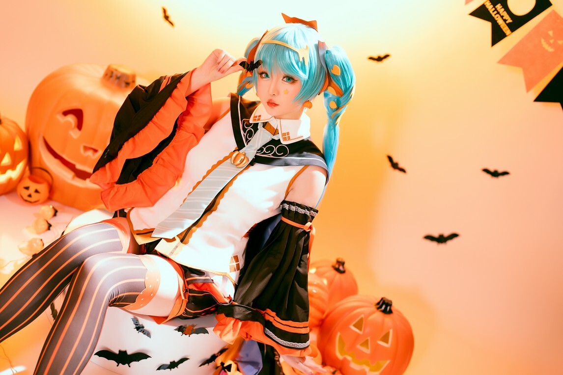 星之迟迟 - 10月计划赠品 万圣节MIKU [53P-306MB]