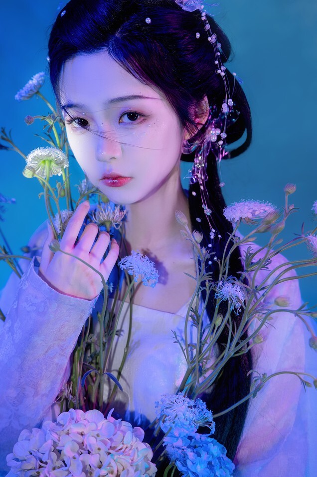 怀里猫ovo -  她是那一抹蓝 [22P-245MB]