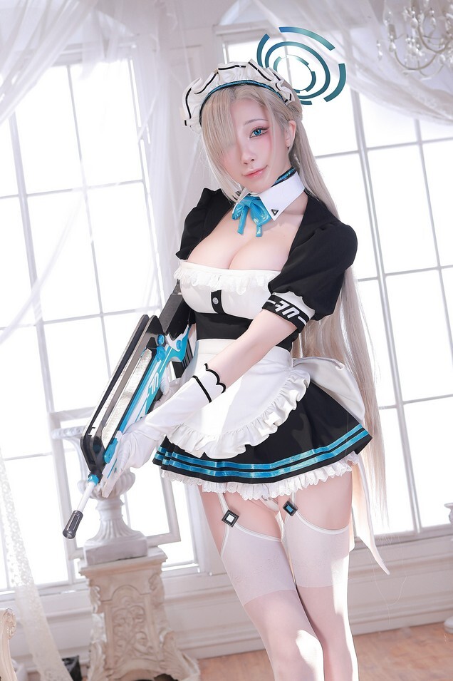 水淼aqua - ブルーアーカイブ 一之瀬アスナ（メイド） [155P-186MB]