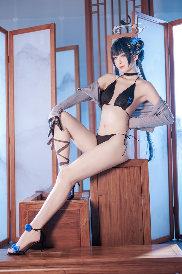 封疆疆v - 碧蓝档案 妃咲 泳装 [30P-266MB]