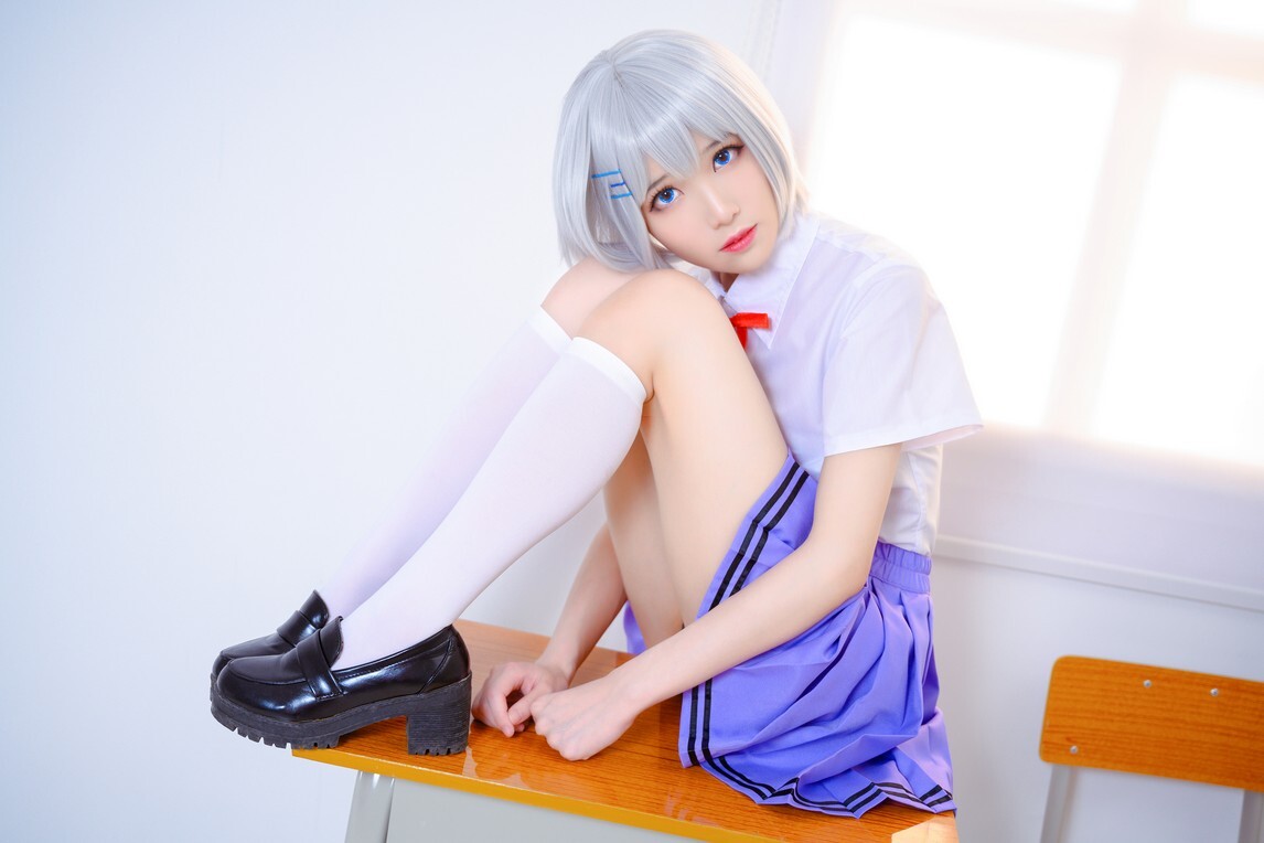 Tomoyo酱 - 鸢一折纸 校服 [12P-61MB]
