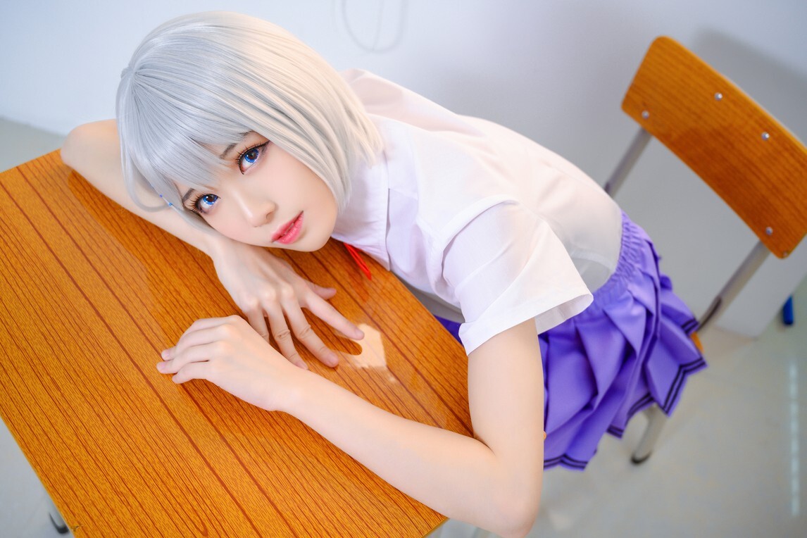 Tomoyo酱 - 鸢一折纸 校服 [12P-61MB]