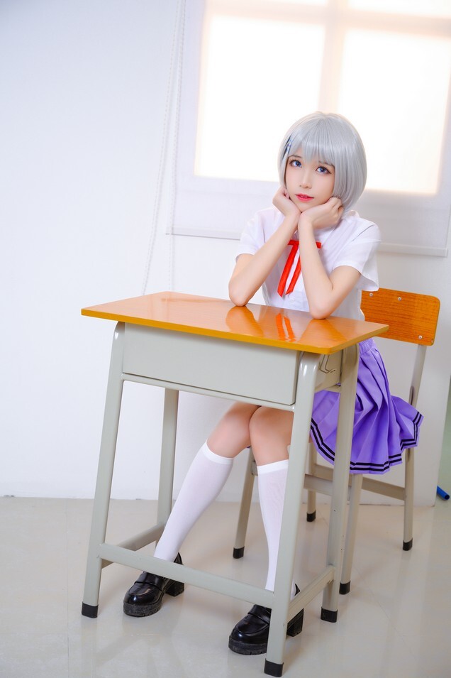 Tomoyo酱 - 鸢一折纸 校服 [12P-61MB]