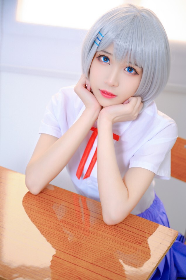 Tomoyo酱 - 鸢一折纸 校服 [12P-61MB]