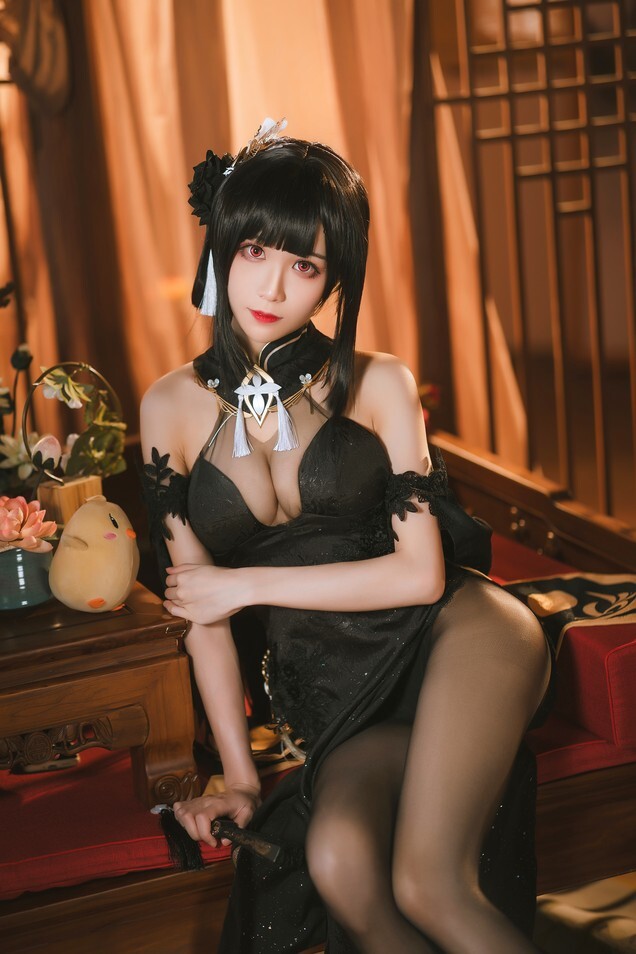 Tomoyo酱 - 碧蓝航线 镇海旗袍 [27P-165MB]