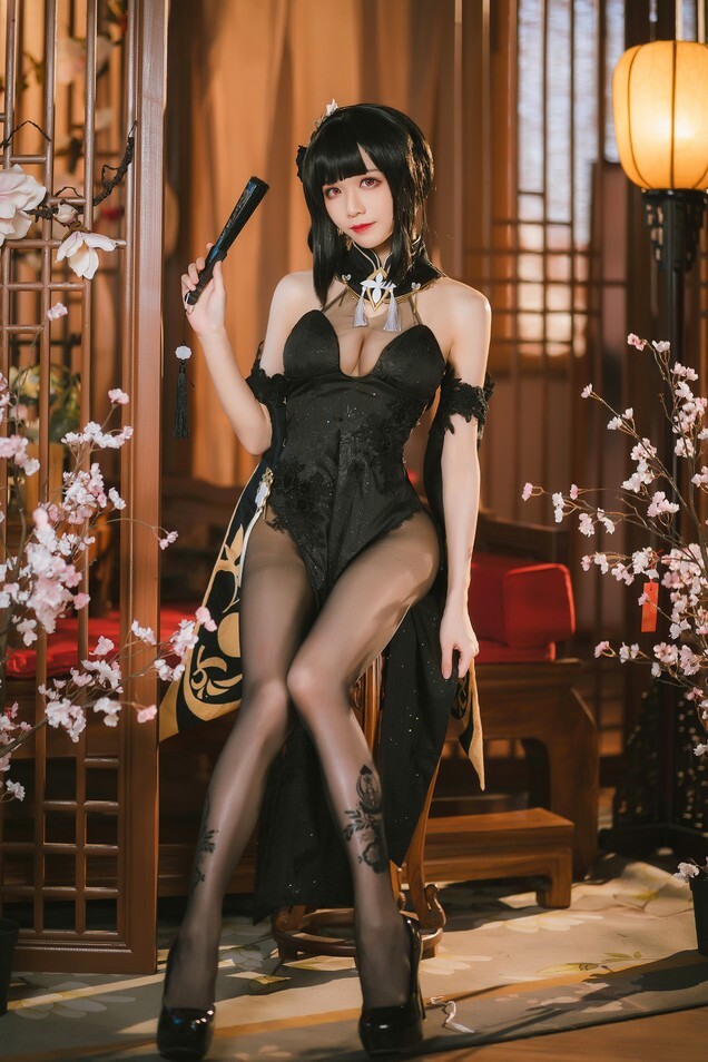Tomoyo酱 - 碧蓝航线 镇海旗袍 [27P-165MB]