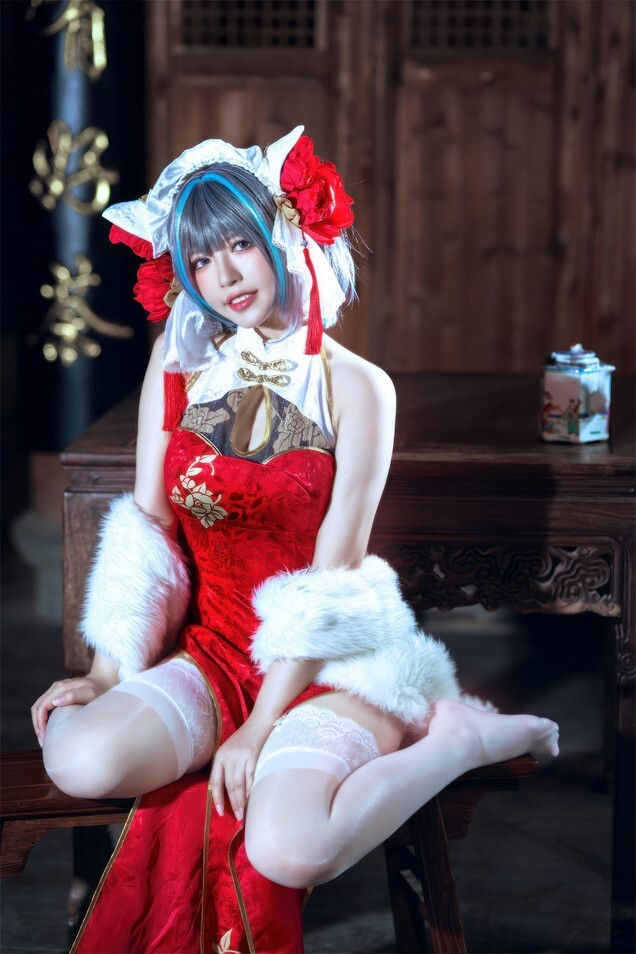 BANBANKO 半半子 - 柴郡中华娘旗袍 [45P2V-389MB]