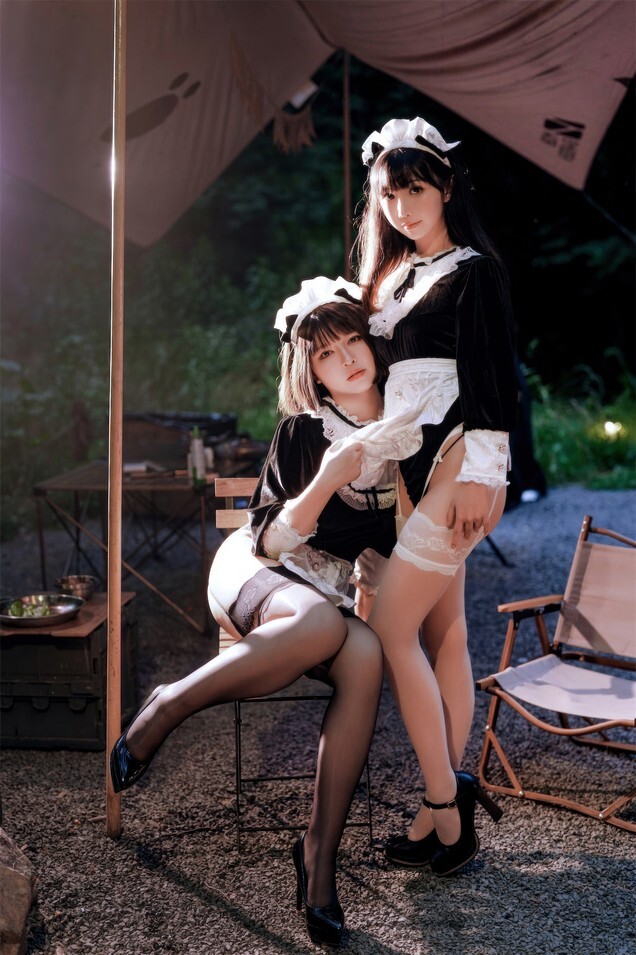 半半子&amp;面饼仙儿 -【BANBANKOxMianZelizer】メイド姉妹 [74P-548MB]