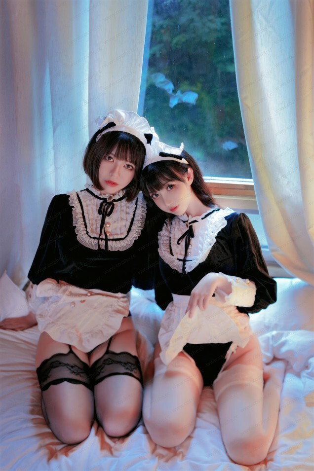半半子&amp;面饼仙儿 -【BANBANKOxMianZelizer】メイド姉妹 [74P-548MB]