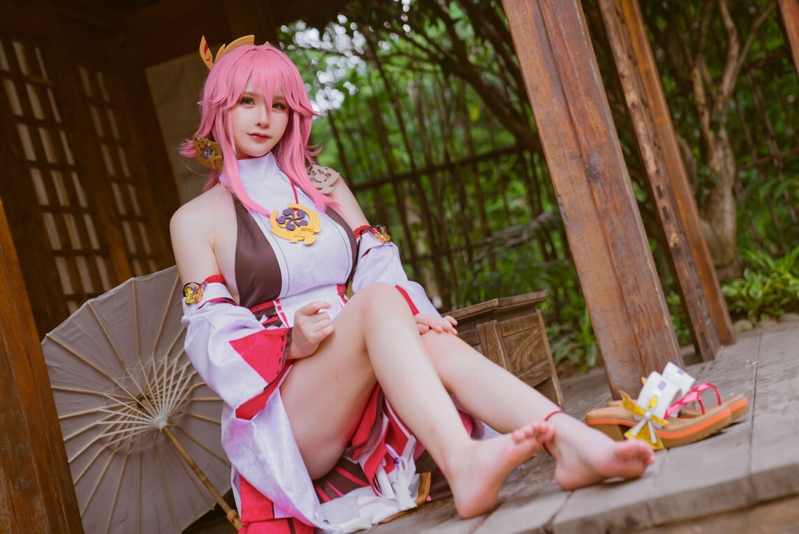前羽rr - 八重神子Cosplay集 [36P-38.8MB]