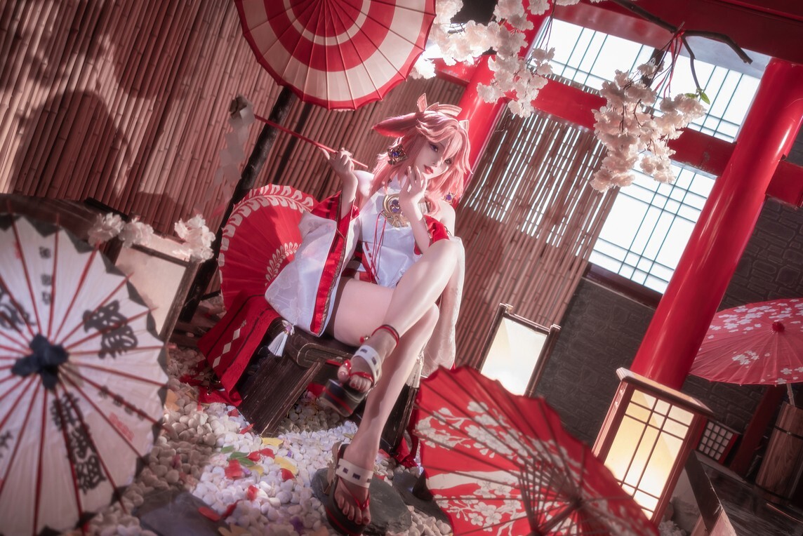 Natsuko夏夏子 - 八重神子 [91P-618MB]
