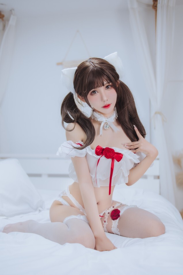 仙女月 – 白猫少女 [50P-524MB]