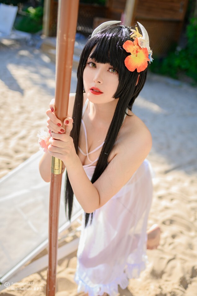 Natsuko夏夏子 - 碧蓝航线 比叡 泳装 [55P-667MB]