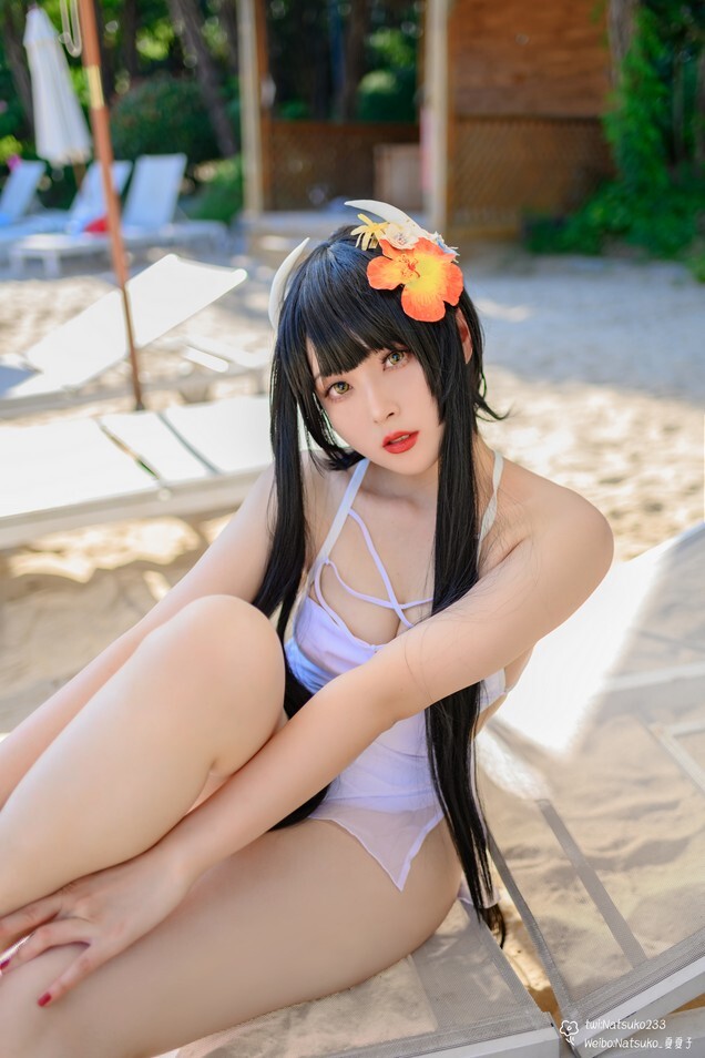 Natsuko夏夏子 - 碧蓝航线 比叡 泳装 [55P-667MB]