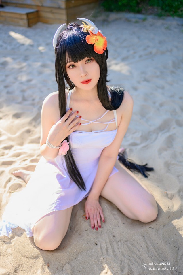 Natsuko夏夏子 - 碧蓝航线 比叡 泳装 [55P-667MB]