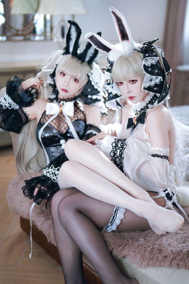 面饼仙儿&amp;半半子【BanBanKo x MianZelizer】 - 可畏兔兔 [57P6V-470MB]