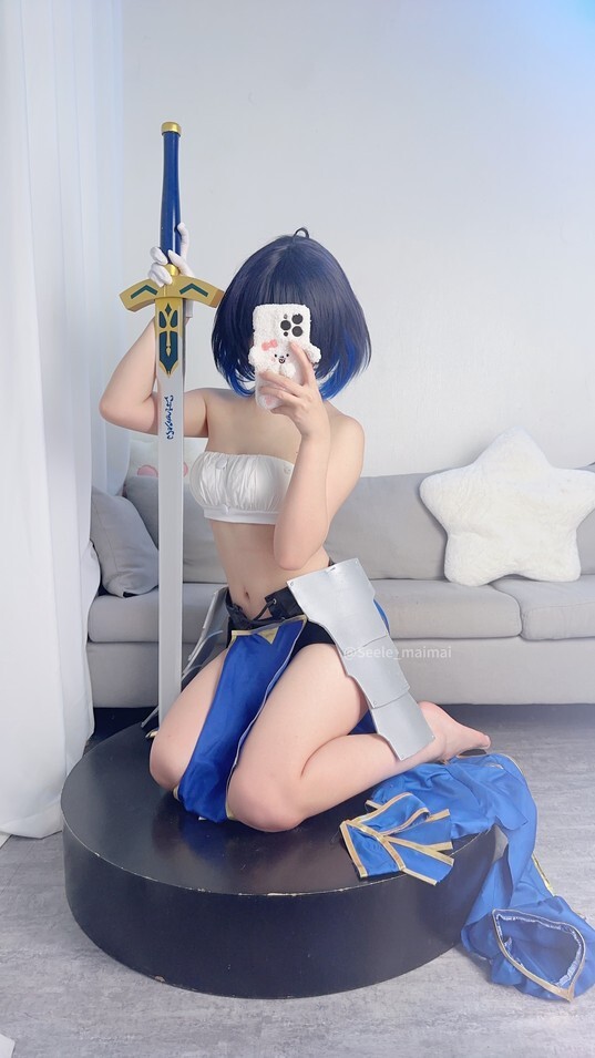 Seele麦麦 - 崩坏学园2 saber希儿 [41P-142MB]