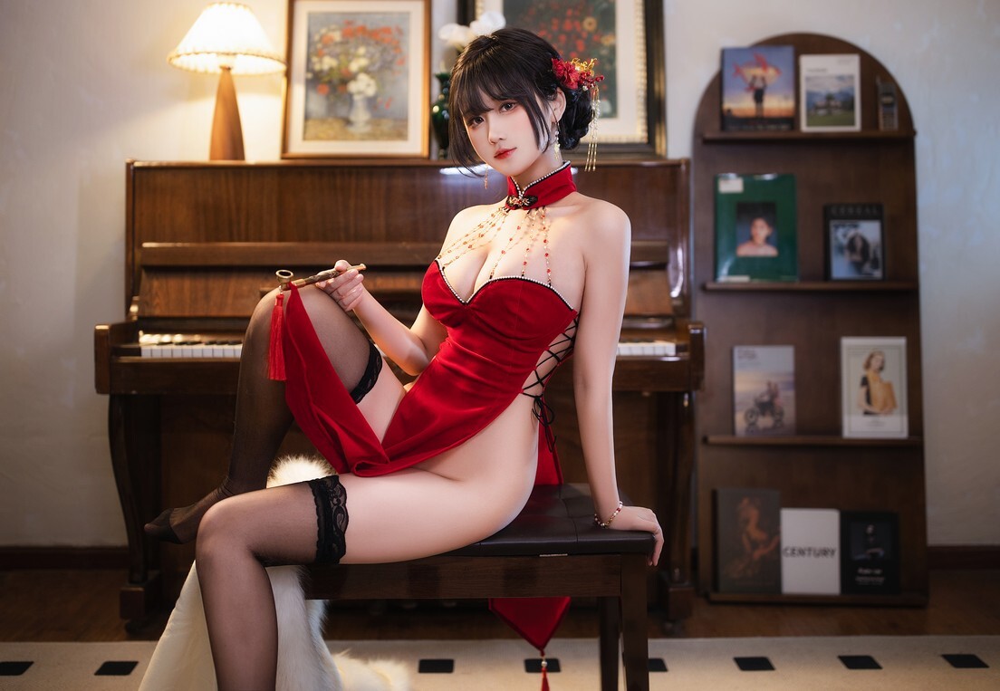 三度_69 - 红丝绒旗袍 [76P3V-704MB]