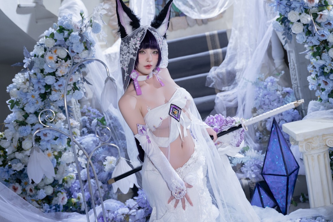 清水由乃 - 碧蓝航线 武藏 紫藤花 [51P1V-638MB]
