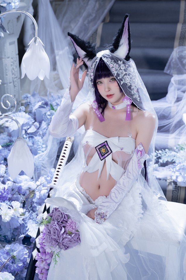 清水由乃 - 碧蓝航线 武藏 紫藤花 [51P1V-638MB]