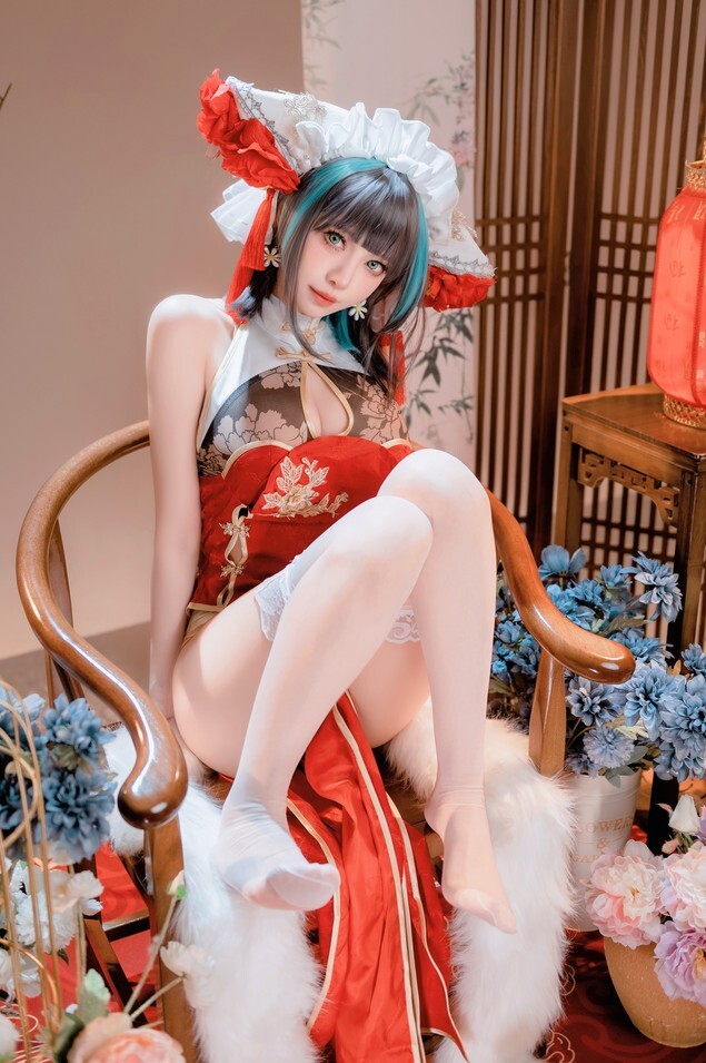 Shika小鹿鹿 - 碧蓝航线 新年柴郡 [16P-231MB]