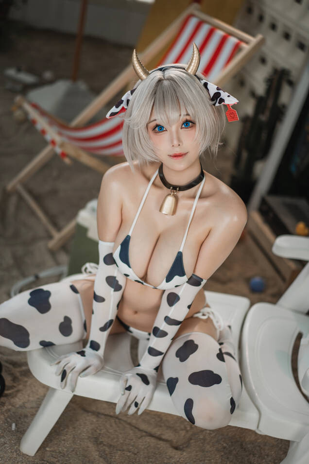 蜜汁猫裘 - 棕色尘埃 奶牛 (泰瑞丝) [173P2V-8.59GB]