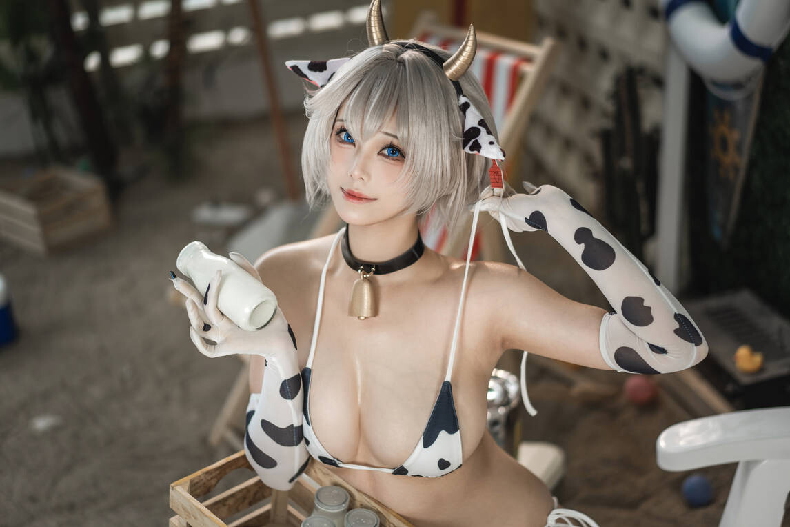 蜜汁猫裘 - 棕色尘埃 奶牛 (泰瑞丝) [173P2V-8.59GB]