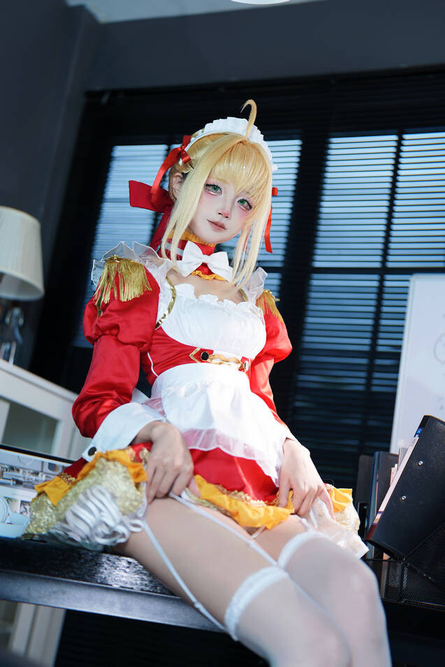 五更百鬼 - FGO 尼禄 女仆 [15P-166MB]