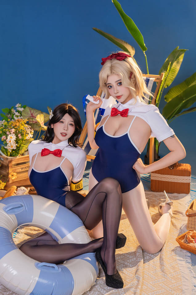 云溪溪 - 奶桃&amp;奈汐酱nice 夏纪 [100P1V-2.56GB]